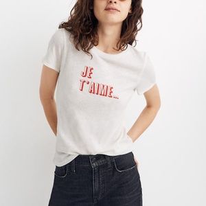 Madewell Graphic Lo-Fi Je T'Aime T-Shirt